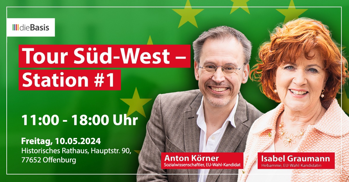 Tour 1-1 Offenburg: Isabel & Anton in der Fußgängerzone